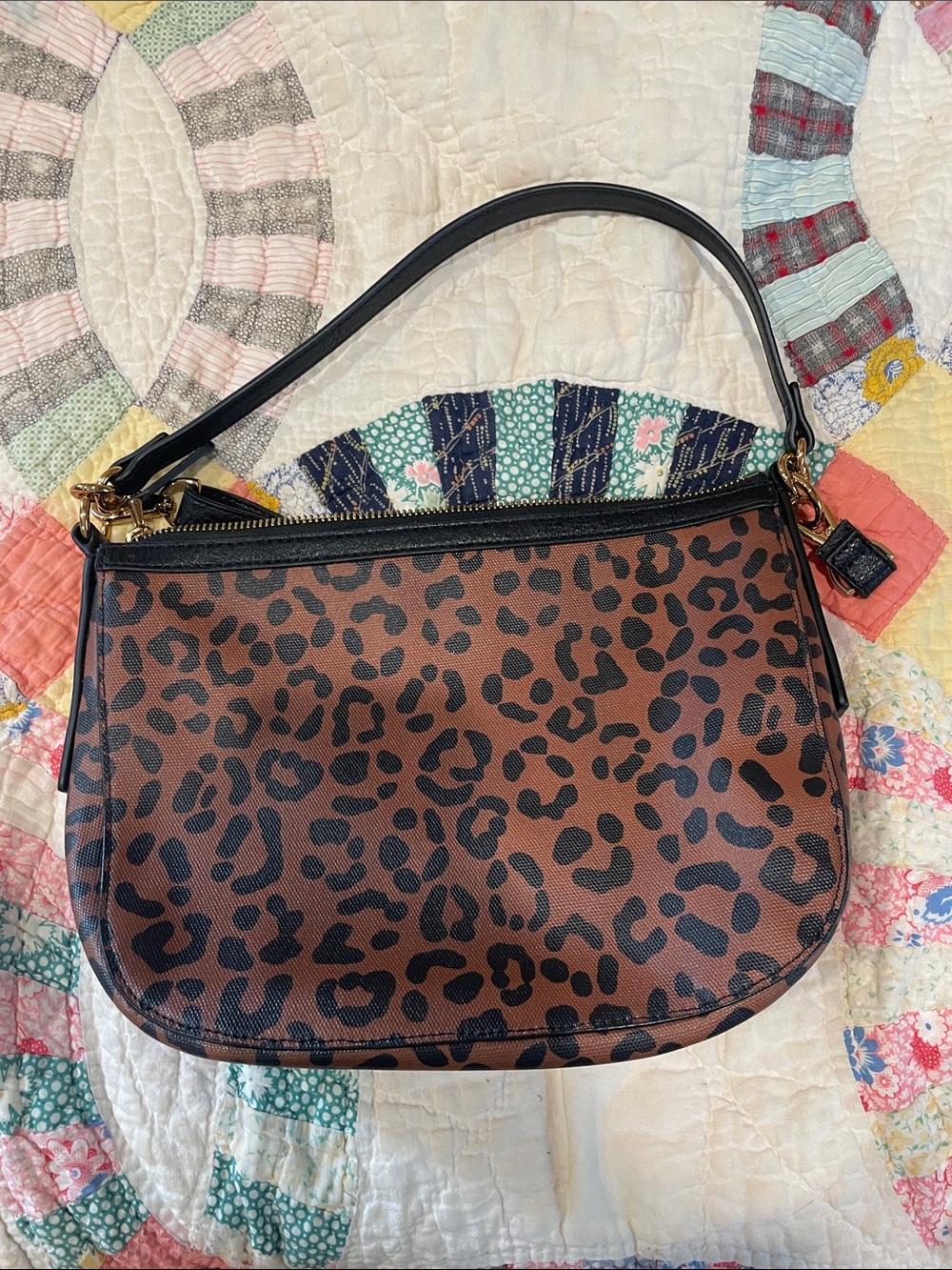 large cheetah print handbag